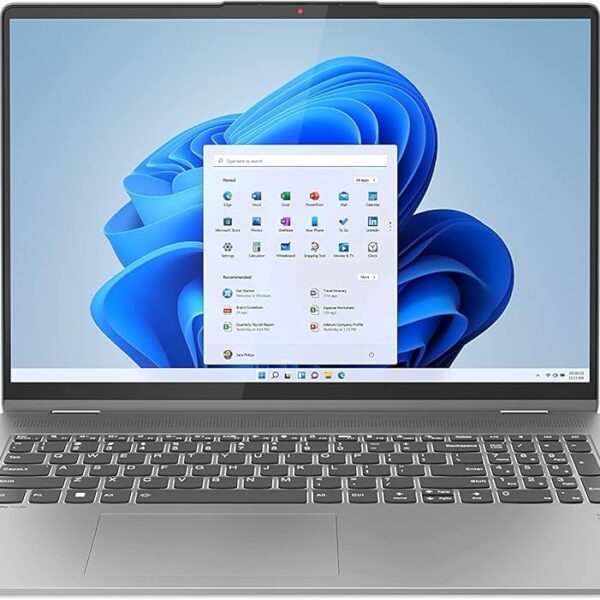 Lenovo Ideapad Flex 5 16IAU7 2 en 1  - 16" WUXGA (2560x1600) TOUCHSCREEN 2 en 1 - I7 1255U - 16GB DDR4 - 1TB SSD - Teclado Retroiluminado -  Lector de Huella - Win11